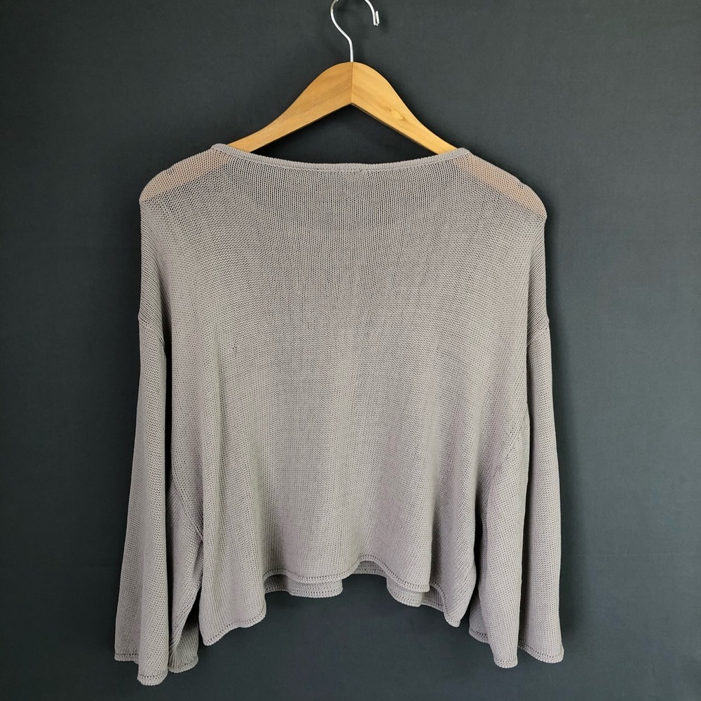Eileen Fisher Cropped Oversize Sweater - Picture 5 of 7